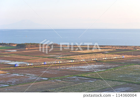 室蘭本線 有珠長川 JR 北海道 木葉 281 系列 + 木葉 283 系列 超級北斗 114360004