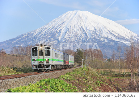 函館本線 俱知安小澤 JR 北海道 木葉 142-8 + 那霸 29001 + 木葉 141-8 114360162