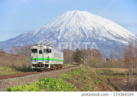 函館本線俱知安小澤 JR 北海道 Kiha 40-1818(苗保) 函館本線俱知安小澤 JR 北海道 Kiha 40-1818(苗保) 114360164