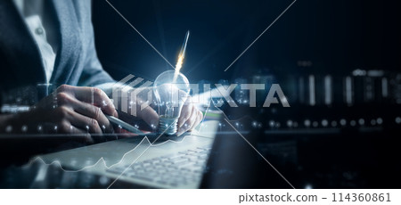 The concept of starting a new business. The concept of starting a new business. 114360861