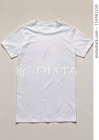 White T-shirt on a light background 114361110