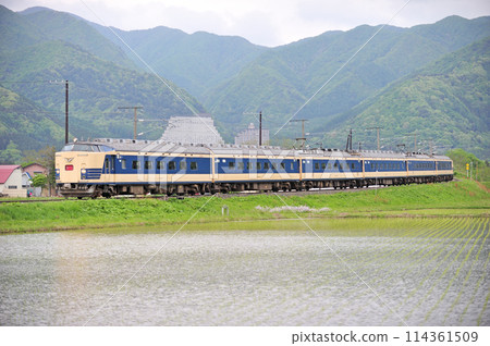 磐越西線 川下田豬苗代 JR東日本 583系 N1+N2編組(仙台) 會津 磐越西線 川下田豬苗代 JR東日本 583系 N1+N2編組(仙台) 會津 114361509