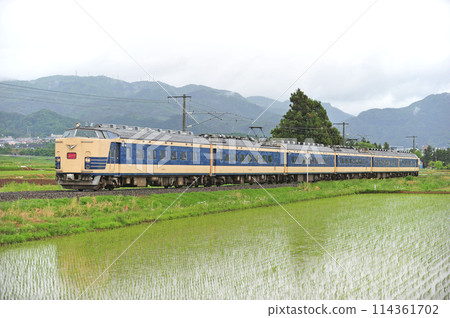 磐越西線 會津若松~廣田 JR東日本 583系 N1+N2編組(仙台) 會津 磐越西線 會津若松~廣田 JR東日本 583系 N1+N2編組(仙台) 會津 114361702