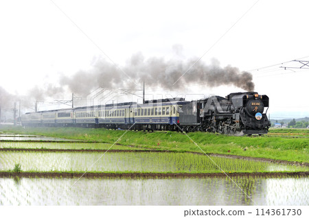 Ban'etsu West Line Dojima-Aizuwakamatsu JR East D51-498 (Takasaki) + 12 series (Niitsu) D51 Ban'etsu Monogatari Ban'etsu West Line Dojima-Aizuwakamatsu JR East D51-498 (Takasaki) + 12 series (Niitsu) D51 Ban'etsu Monogatari 114361730
