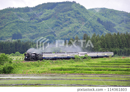 磐越西線 乙野澤 JR東日本 D51-498(高崎)+ 12系(新津) D51 磐越物語 磐越西線 乙野澤 JR東日本 D51-498(高崎)+ 12系(新津) D51 磐越物語 114361803