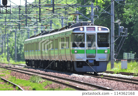 Chitose Line Kitahiroshima-Kaminohoro JR Hokkaido 721 series F-3222 train (Sapporo) Airport 114362168