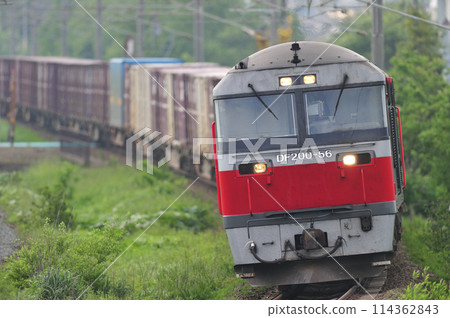 千歲線 北廣島惠庭 JR Freight DF200-56（鷲別） 114362843