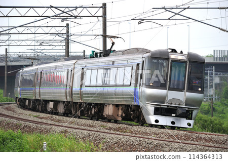Hakodate Main Line Toyohoro-Ebetsu JR Hokkaido 785 series NE-502 formation (Sapporo) Super Kamuy Airport Hakodate Main Line Toyohoro-Ebetsu JR Hokkaido 785 series NE-502 formation (Sapporo) Super Kamuy Airport 114364313