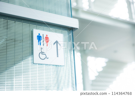 Interior of a glass building Interior of a glass building 114364768