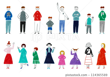 People: Women and men of all ages 114365589