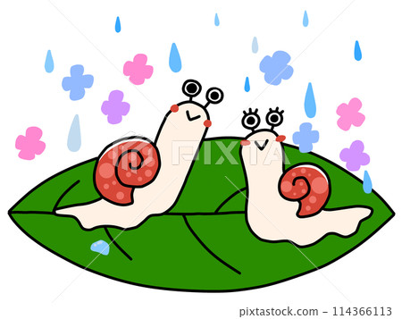 Snail and rain 114366113