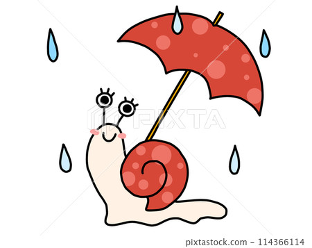 snail and umbrella snail and umbrella 114366114