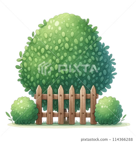 Cute Farm Animals Watercolor Clipart 114366288