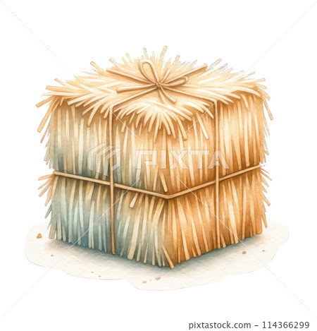 Cute Farm Animals Watercolor Clipart 114366299