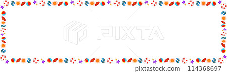 The summer border line for holiday or travel concept 114368697