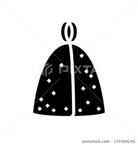 hat sauna glyph icon vector illustration 114369249