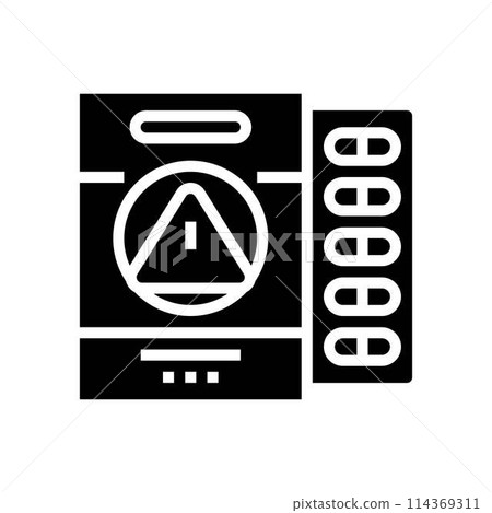 side effects medicines pharmacy glyph icon vector illustration 114369311