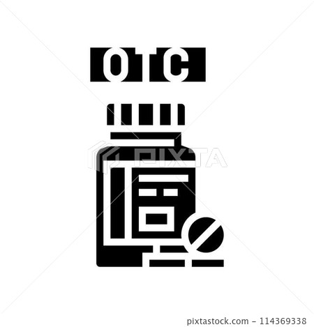 over counter otc medications glyph icon vector illustration over counter otc medications glyph icon vector illustration 114369338