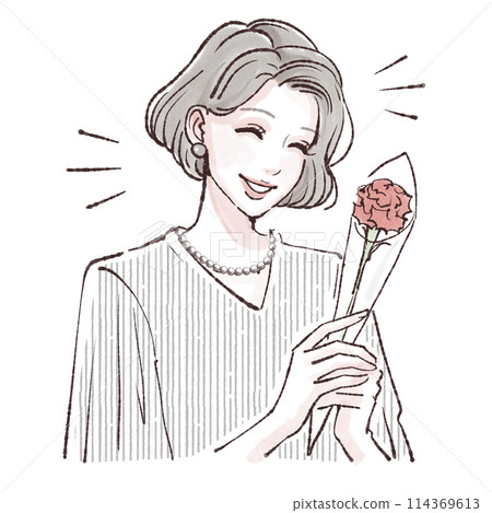 母親節/康乃馨/媽媽/媽媽/婆婆/禮物/花/花束感謝媽媽一直以來/插畫素材 母親節/康乃馨/媽媽/媽媽/婆婆/禮物/花/花束感謝媽媽一直以來/插畫素材 114369613