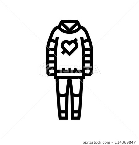 emo fashion line icon vector illustration emo fashion line icon vector illustration 114369847