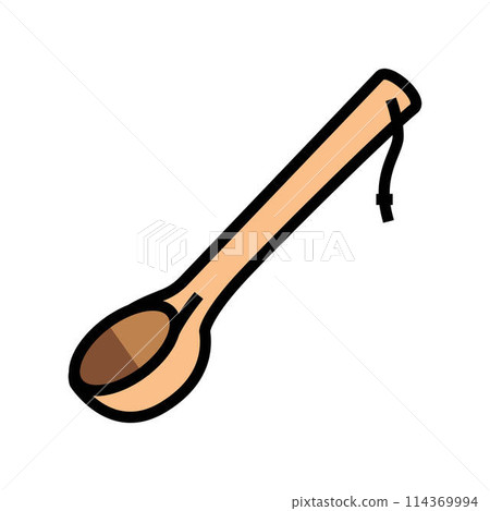 ladle sauna color icon vector illustration 114369994