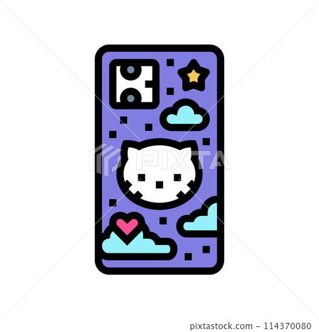 decoden kawaii color icon vector illustration decoden kawaii color icon vector illustration 114370080