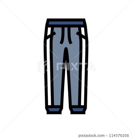 joggers clothing color icon vector illustration joggers clothing color icon vector illustration 114370208