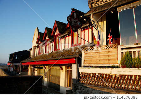 Mont Saint Michel in the morning France Mont Saint Michel in the morning France 114370383
