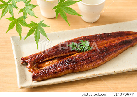 Grilled eels Grilled eels 114370677