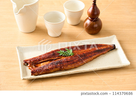 Grilled eels Grilled eels 114370686