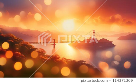 黃金時段的明石海峽 114371309