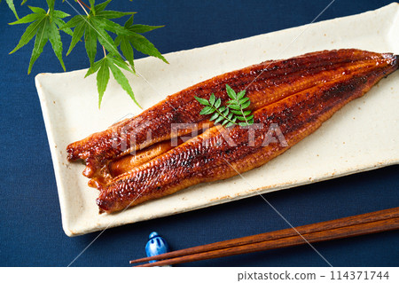 Grilled eels Grilled eels 114371744