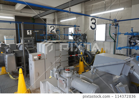 這是長野縣水道局淨水廠的一景。 114372836