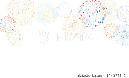 煙花背景素材 114373142