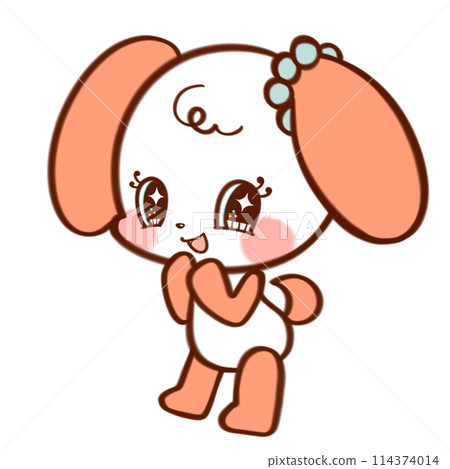 Retro dog 114374014