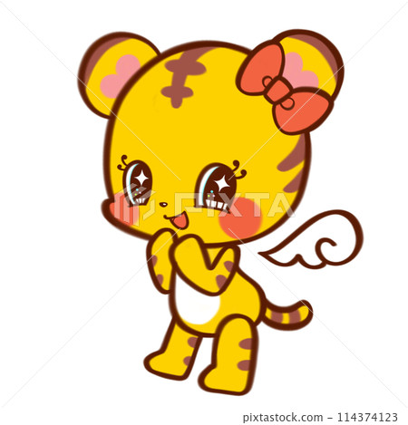 Retro Tora-chan (Tiger with Wings) 114374123