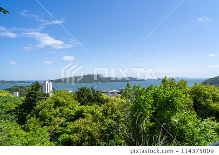 從日和山頂眺望的景色(三重縣鳥羽市) 從日和山頂眺望的景色(三重縣鳥羽市) 114375009