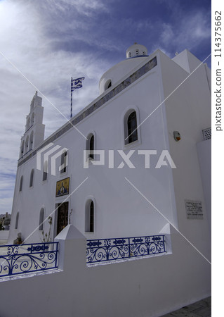 Greece, Santorini, Oia, Church of Panagia Akhistos Hymn 114375662