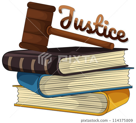 Justice Concept with Books and Gavel Justice Concept with Books and Gavel 114375809
