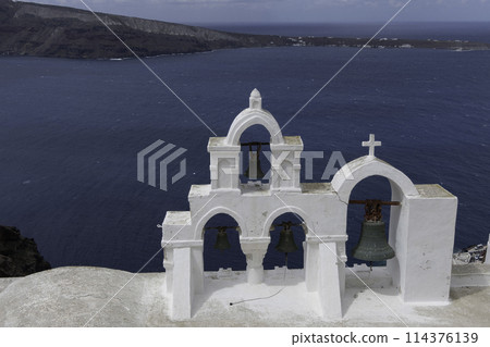 Greece, Santorini, Oia, Bells of St. Irene Church 114376139