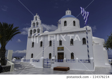 Greece, Santorini, Oia, Church of Panagia Akhistos Hymn Greece, Santorini, Oia, Church of Panagia Akhistos Hymn 114376214