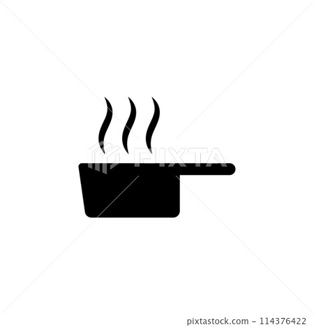 Frying Pan Flat Vector Icon Frying Pan Flat Vector Icon 114376422