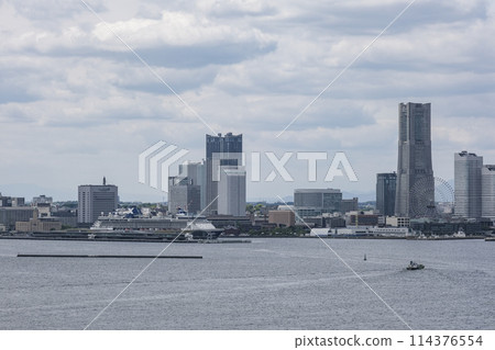 從橫濱灣大橋看橫濱港 從橫濱灣大橋看橫濱港 114376554