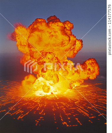 A thermonuclear weapon, fusion weapon or hydrogen bomb H bomb. Radiation pressure exerted by the large quantity of X-ray photons. Nuclear war. Explosion. Clouds of smoke and ash. Generated by AI A thermonuclear weapon, fusion weapon or hydrogen bomb H bomb. Radiation pressure exerted by the large quantity of X-ray photons. Nuclear war. Explosion. Clouds of smoke and ash. Generated by AI 114377576