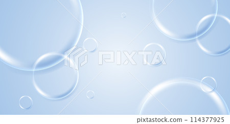 Water drop and moisturize on blue background. blue droplet. realistic vector for beauty and cosmetic concept. vector design. 114377925