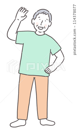 精力充沛的高級男性 精力充沛的高級男性 114378077