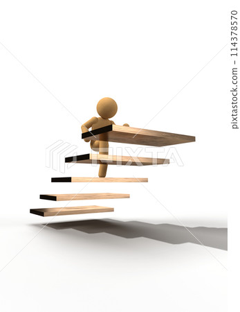 Person climbing stairs_5 Person climbing stairs_5 114378570