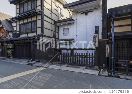 Hida Takayama, "Old Townscape" Ryujindai in the early morning Hida Takayama, "Old Townscape" Ryujindai in the early morning 114379226