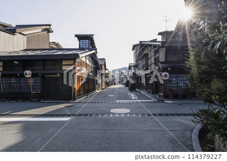 Hida Takayama, "Old Townscape" in the early morning Hida Takayama, "Old Townscape" in the early morning 114379227