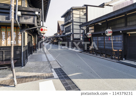 Hida Takayama, "Old Townscape" in the early morning 114379231